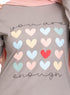 Forest Grey Printed Long - Sleeve Design 51 - Khotwh